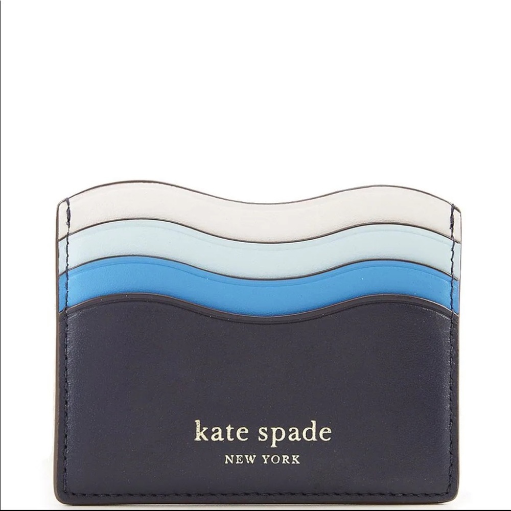 Kate Spade New York Wave Card Holder Squid Ink